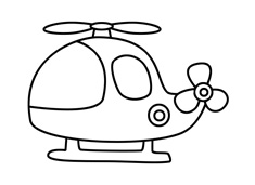 直升飛機(jī)簡(jiǎn)筆畫的畫法步驟