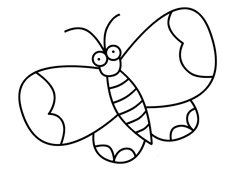 蝴蝶簡筆畫含分解步驟