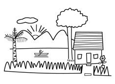 ɽˮС���L(f��ng)�����P���DƬ