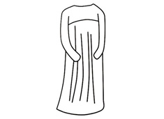 裙子簡筆畫的簡單畫法圖片