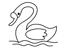 天鵝簡筆畫圖片包含步驟分解