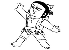 金剛葫蘆娃簡筆畫圖片