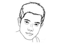 明星人物簡(jiǎn)筆畫(huà)郭富城簡(jiǎn)筆畫(huà)圖片