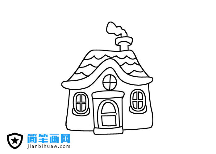 小房子簡(jiǎn)筆畫圖片