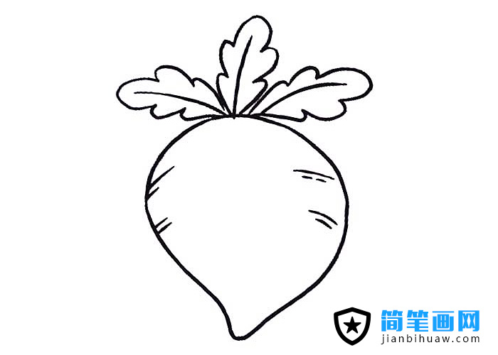 美味紅蘿卜簡(jiǎn)筆畫圖片