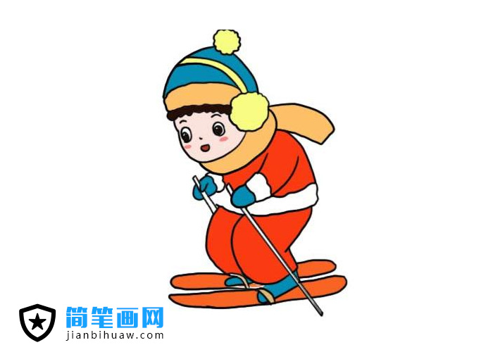 一個(gè)小男孩在小男孩的簡(jiǎn)筆畫圖片