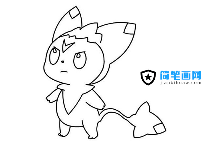 洛克王國(guó)迪莫簡(jiǎn)筆畫圖片